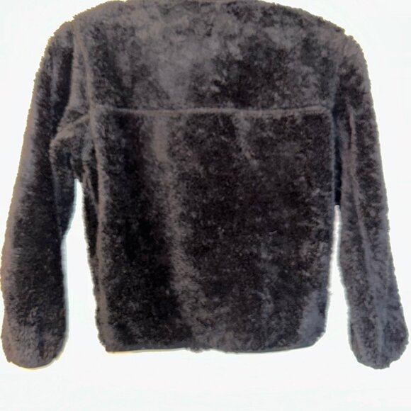 Zyia black 3/4 zip plush hoodie Sz 10-11 - Picture 5 of 5